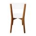 Conjunto com 2 Cadeiras de Jantar Tóquio Castanho e Branco