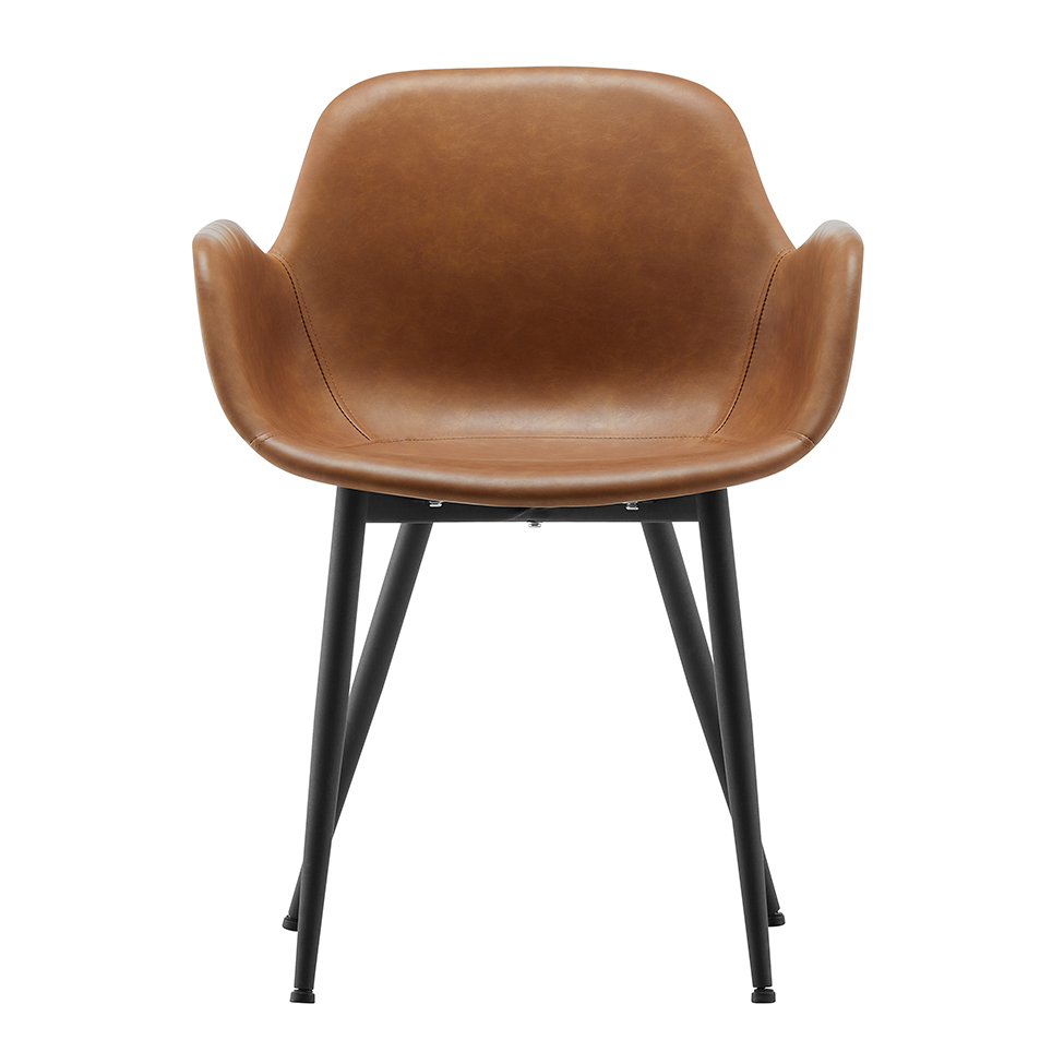 Conjunto com 2 Poltronas Thalía Marrom