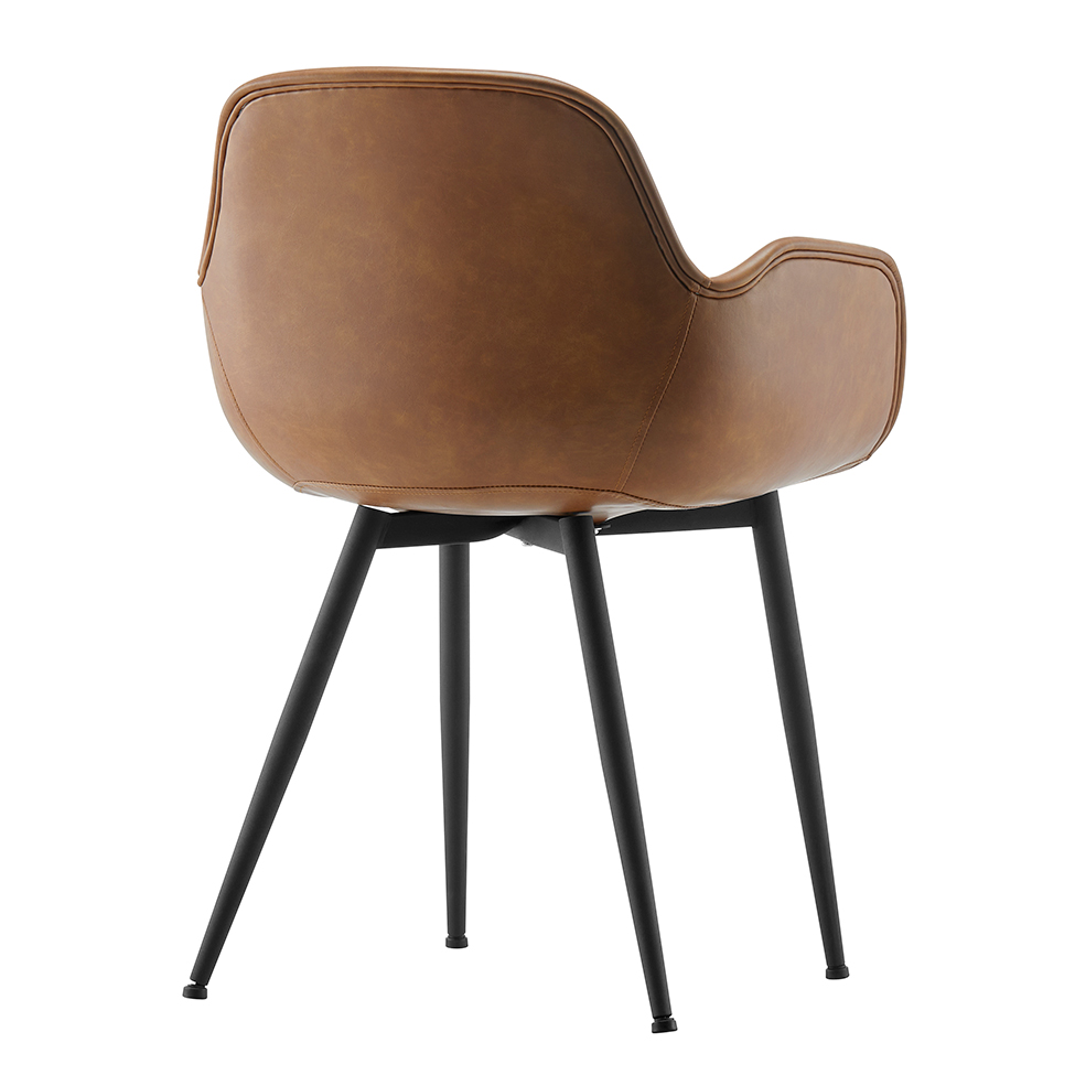 Conjunto com 2 Poltronas Thalía Marrom