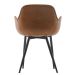 Conjunto com 2 Poltronas Thalía Marrom