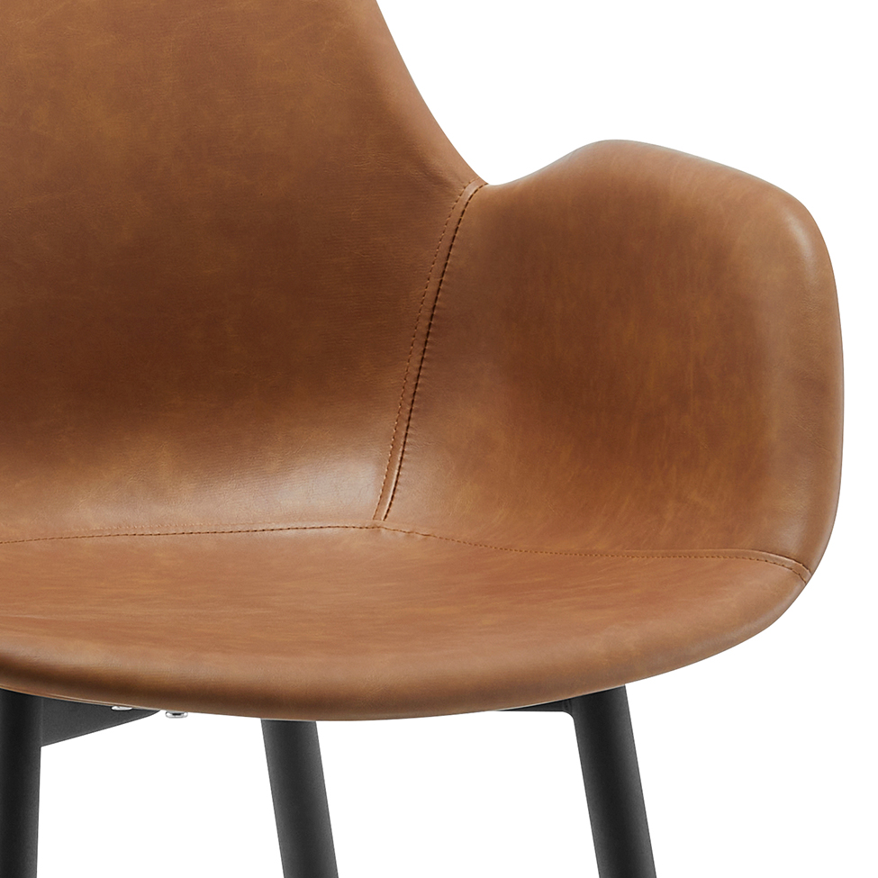 Conjunto com 2 Poltronas Thalía Marrom