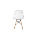 Conjunto com 4 Cadeiras Deva Eiffel Branco