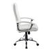 Conjunto com 4 Cadeiras de Escritório Presidente Giratórias Office Plus Branco