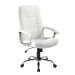 Conjunto com 4 Cadeiras de Escritório Presidente Giratórias Office Plus Branco
