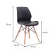Conjunto com 6 Cadeiras Eames Eiffel Rubi Preto