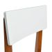 Conjunto de 2 Cadeiras Tóquio Branco e Castanho