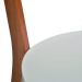 Conjunto de 2 Cadeiras Tóquio Branco e Castanho