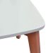 Conjunto de 2 Cadeiras Tóquio Branco e Castanho