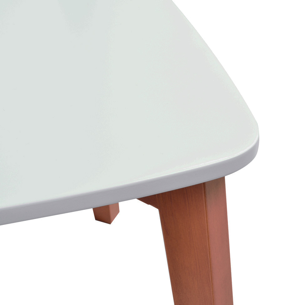 Conjunto de 2 Cadeiras Tóquio Branco e Castanho