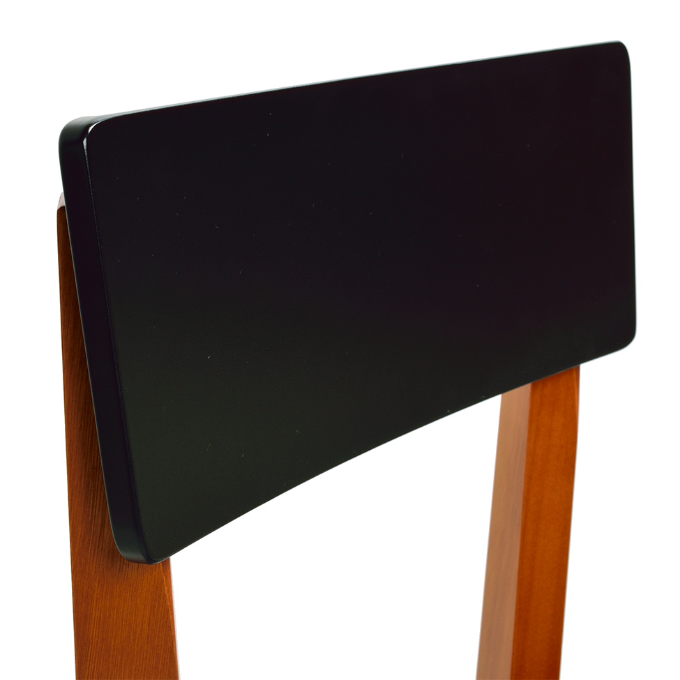 Conjunto de 2 Cadeiras Tóquio Preto e Castanho