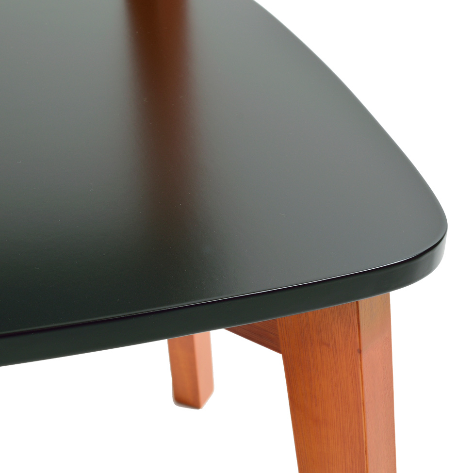 Conjunto de 2 Cadeiras Tóquio Preto e Castanho