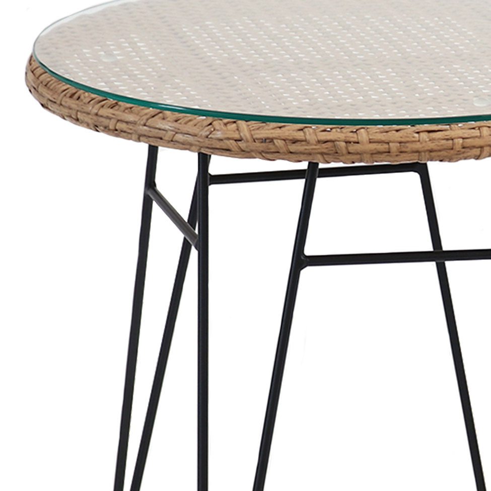 Conjunto de Área Externa Lanai Natural e Bege