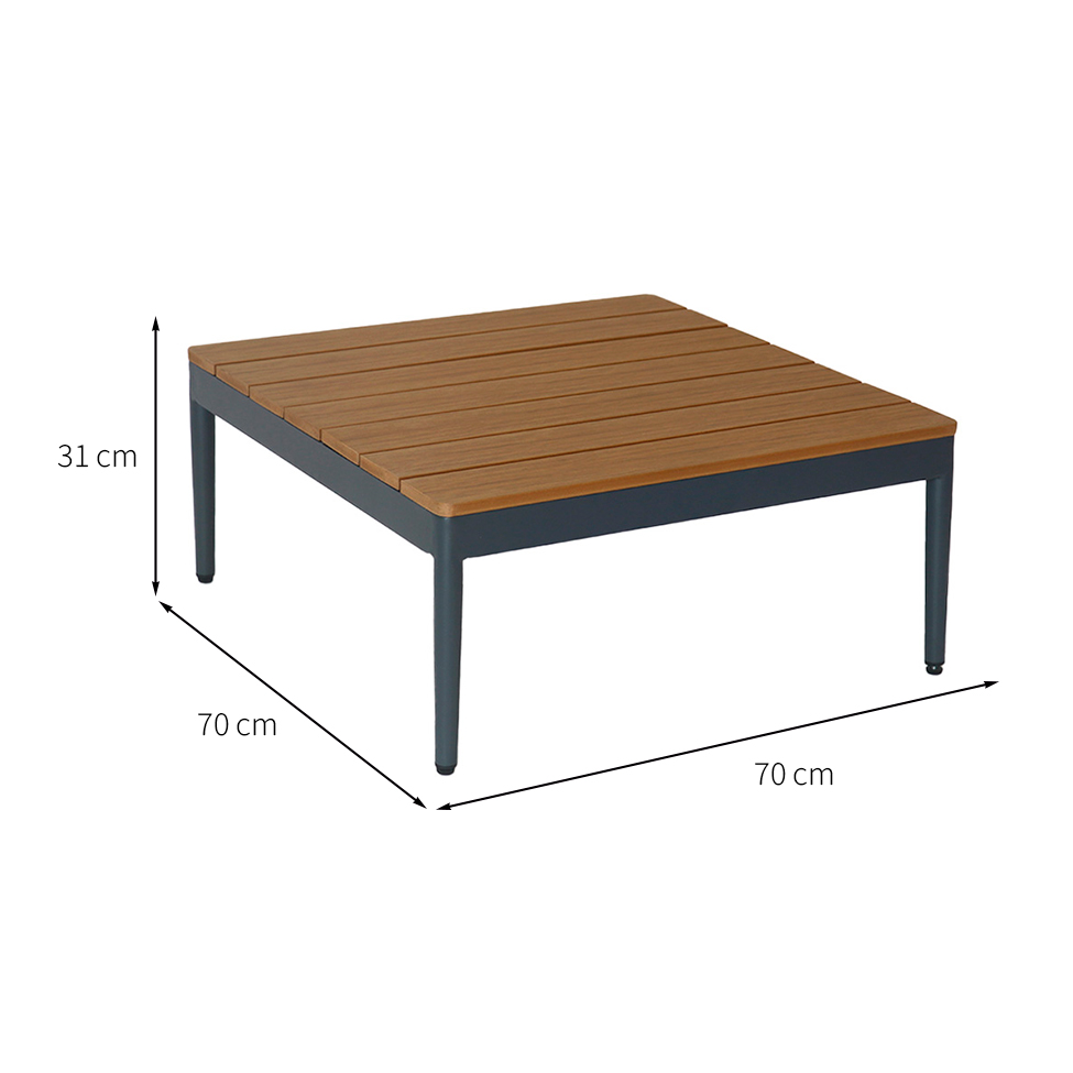Conjunto de Área Externa San Pietro Cinza e Natural