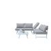 Conjunto de Área Externa Summit Cinza e Branco