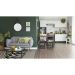 Conjunto de Mesa Wooden com 4 Bancos Preto e Amêndoa