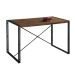 Conjunto de Mesa Wooden com 4 Cadeiras Preto e Amêndoa