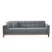 Conjunto de Sofá 2 e 3 Lugares Kivik Capitonê Cinza