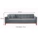 Conjunto de Sofá 2 e 3 Lugares Kivik Capitonê Cinza
