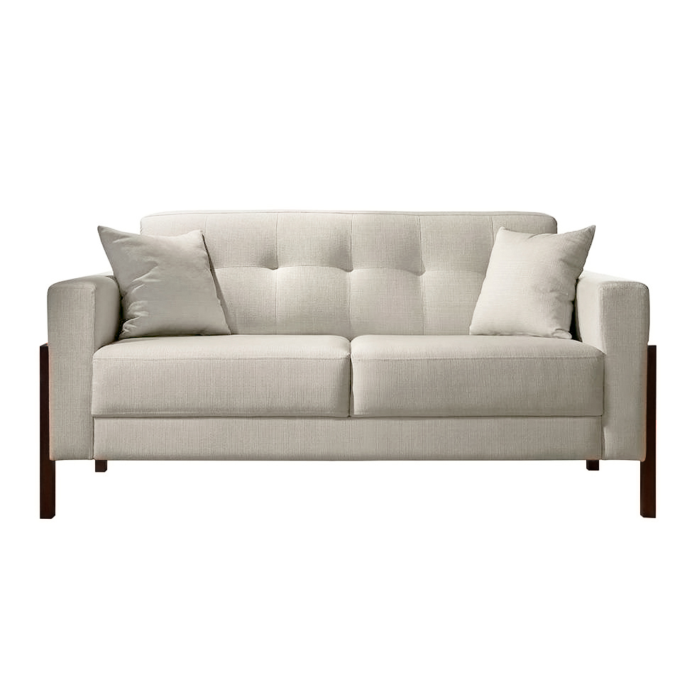 Conjunto de Sofá 2 e 3 Lugares Kivik Copenhague Algodão Bege