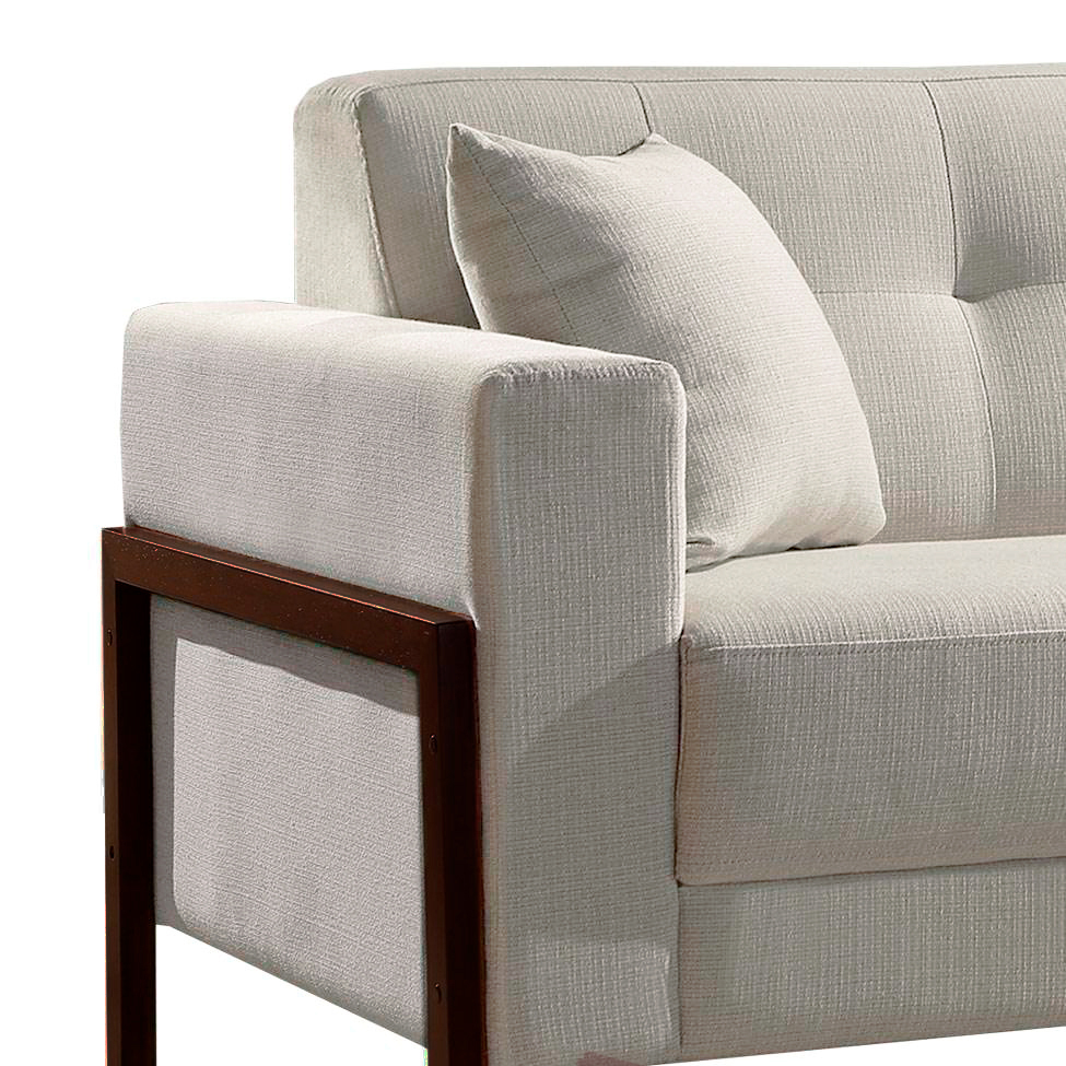 Conjunto de Sofá 2 e 3 Lugares Kivik Copenhague Algodão Cru