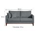 Conjunto de Sofá 2 e 3 Lugares Kivik Liso Cinza