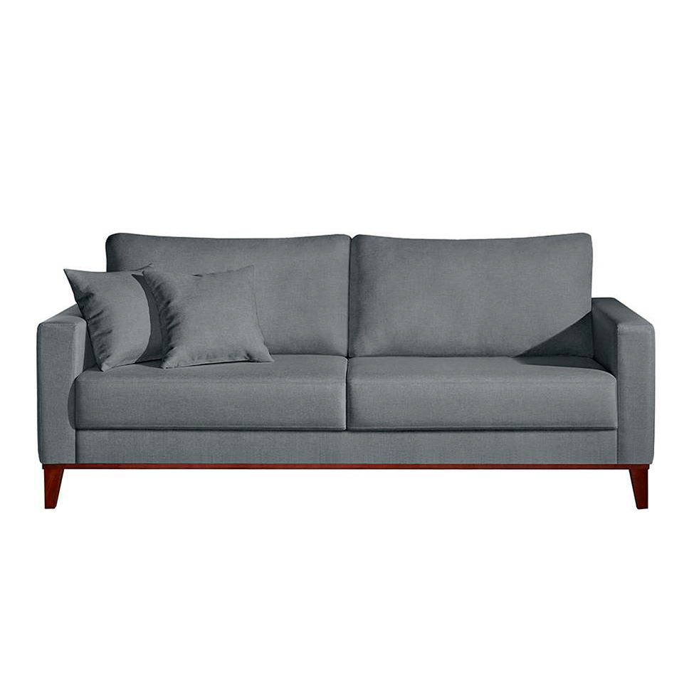 Conjunto de Sofá 2 e 3 Lugares Kivik Liso Cinza