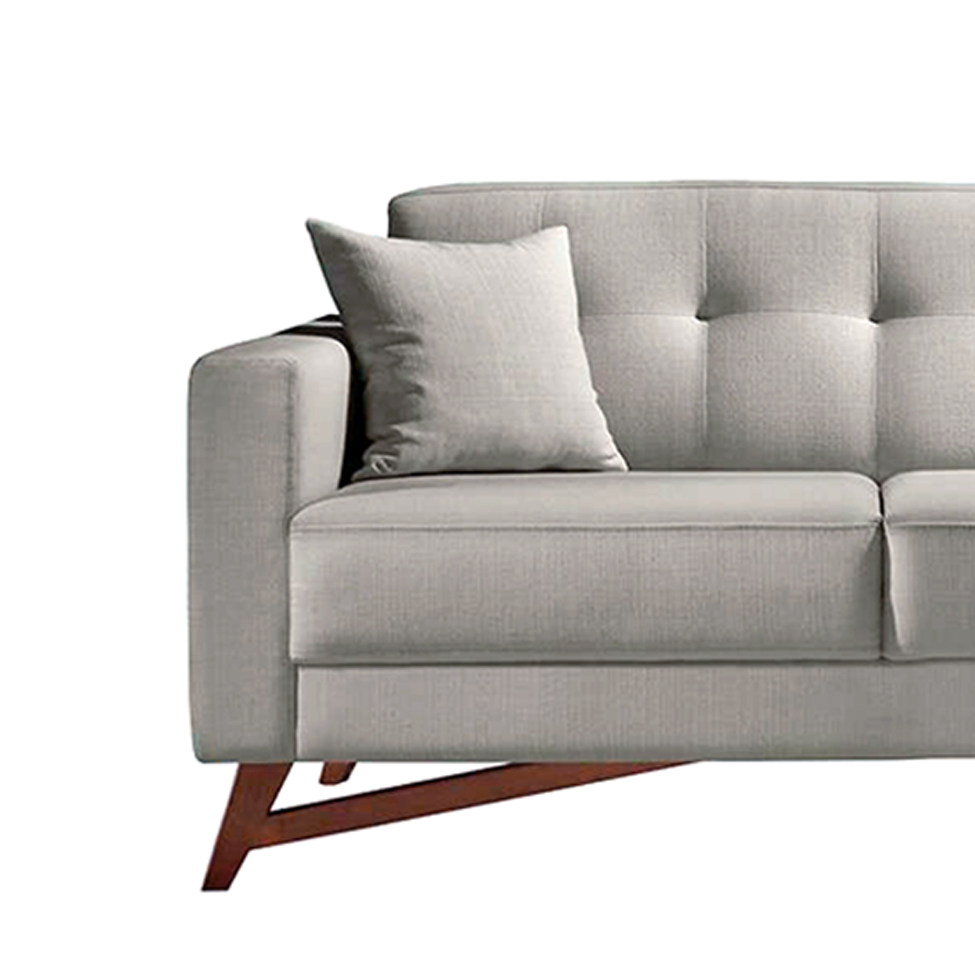 Conjunto de Sofá 2 e 3 Lugares Kivik Oslo Algodão Bege