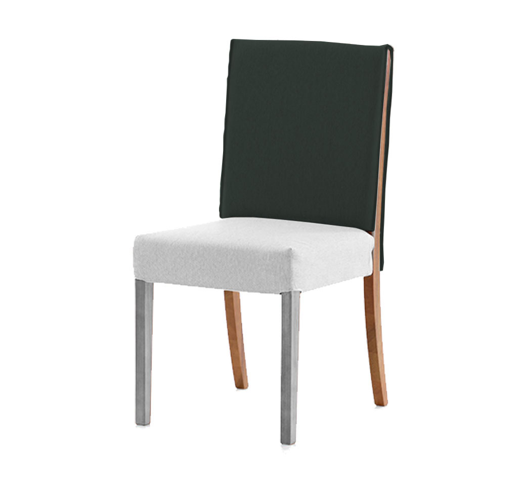 Encosto Debrum Iguatemi Madeira Maciça Avelã Chumbo Esverdeado