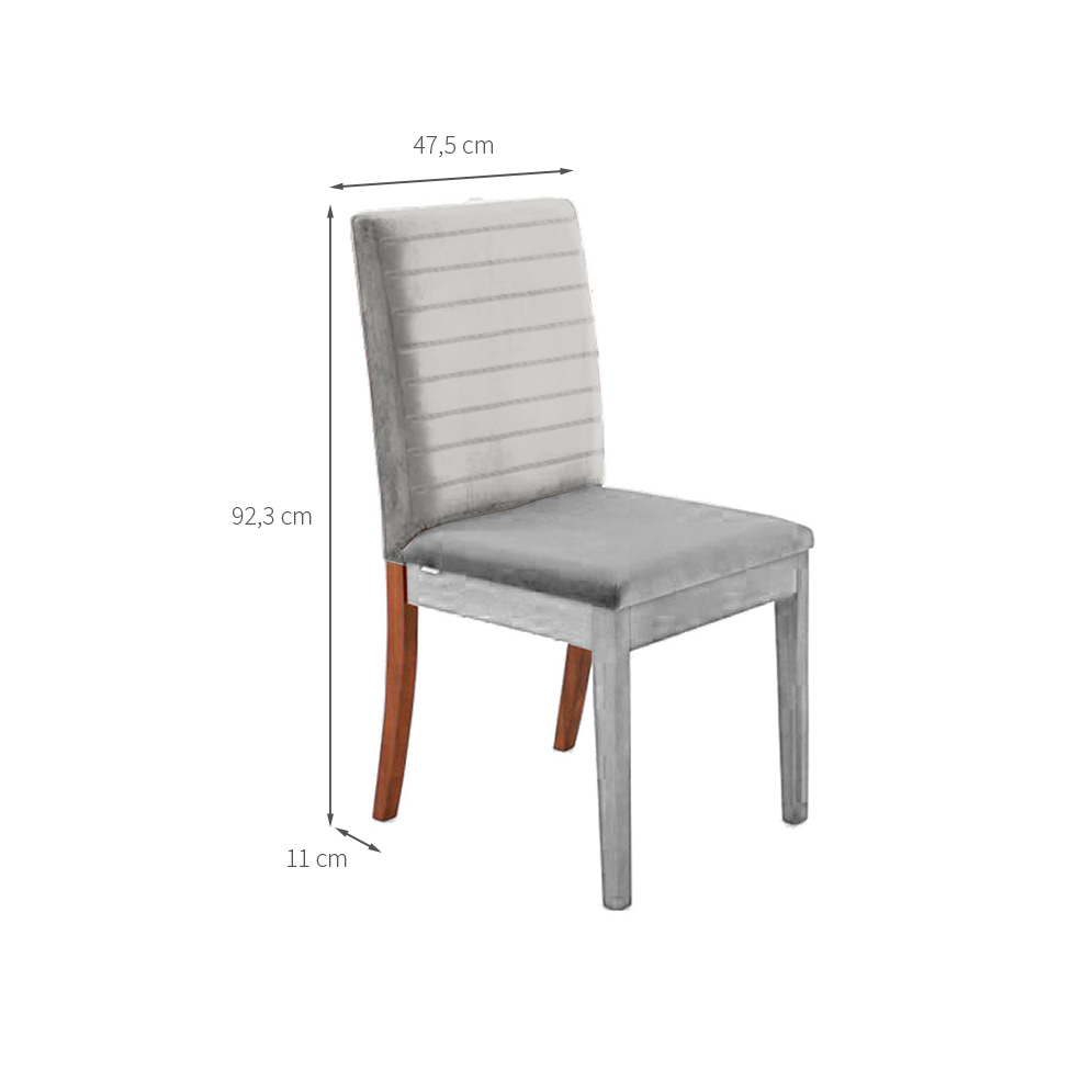 Encosto Matelassê Iguatemi Madeira Maciça Avelã  Bege