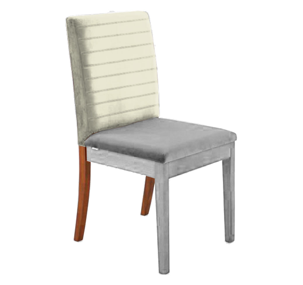 Encosto Matelassê Iguatemi Madeira Maciça Avelã  Linho Cru