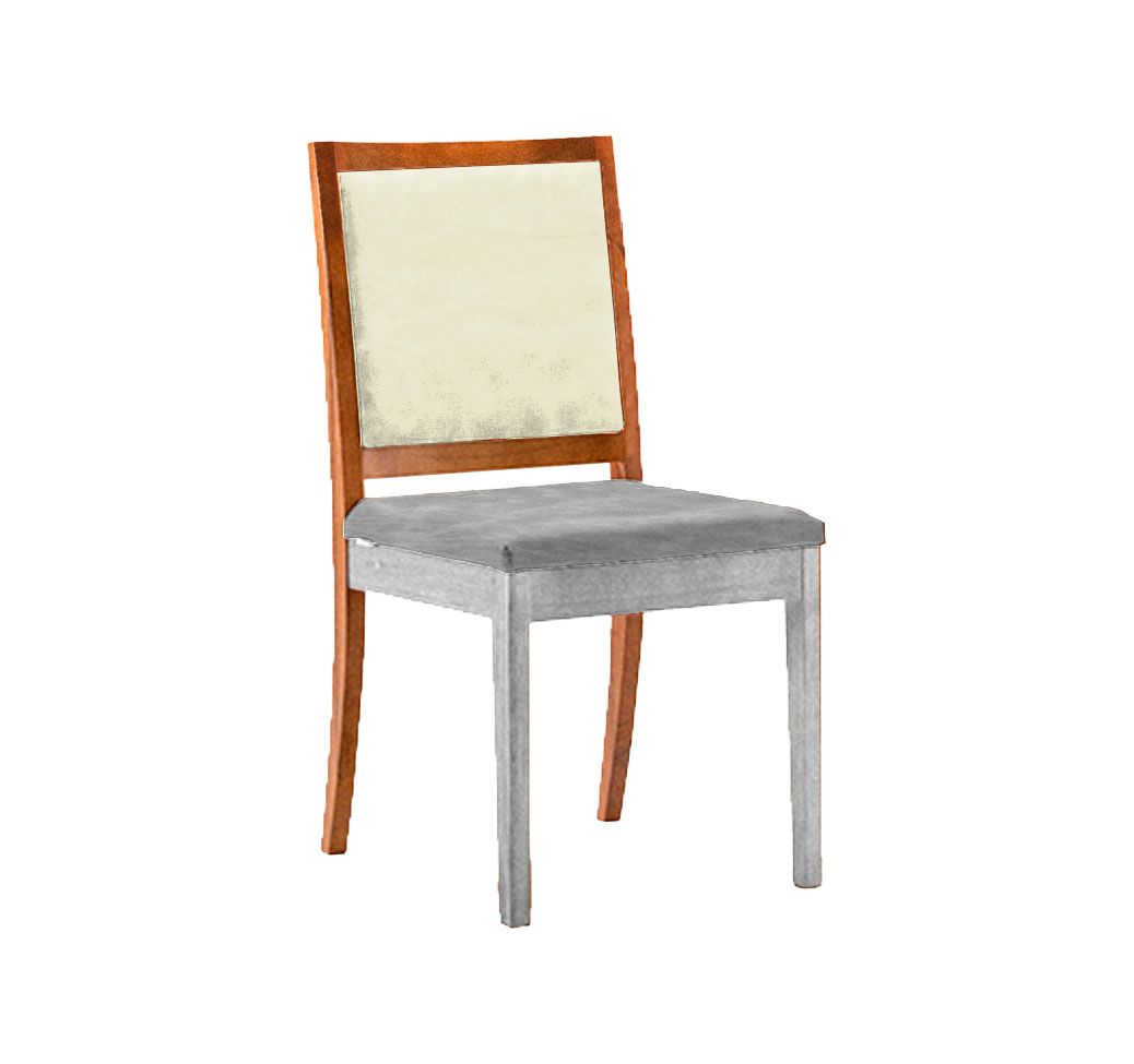 Encosto Moldura Iguatemi Madeira Maciça Avelã Linho Cru