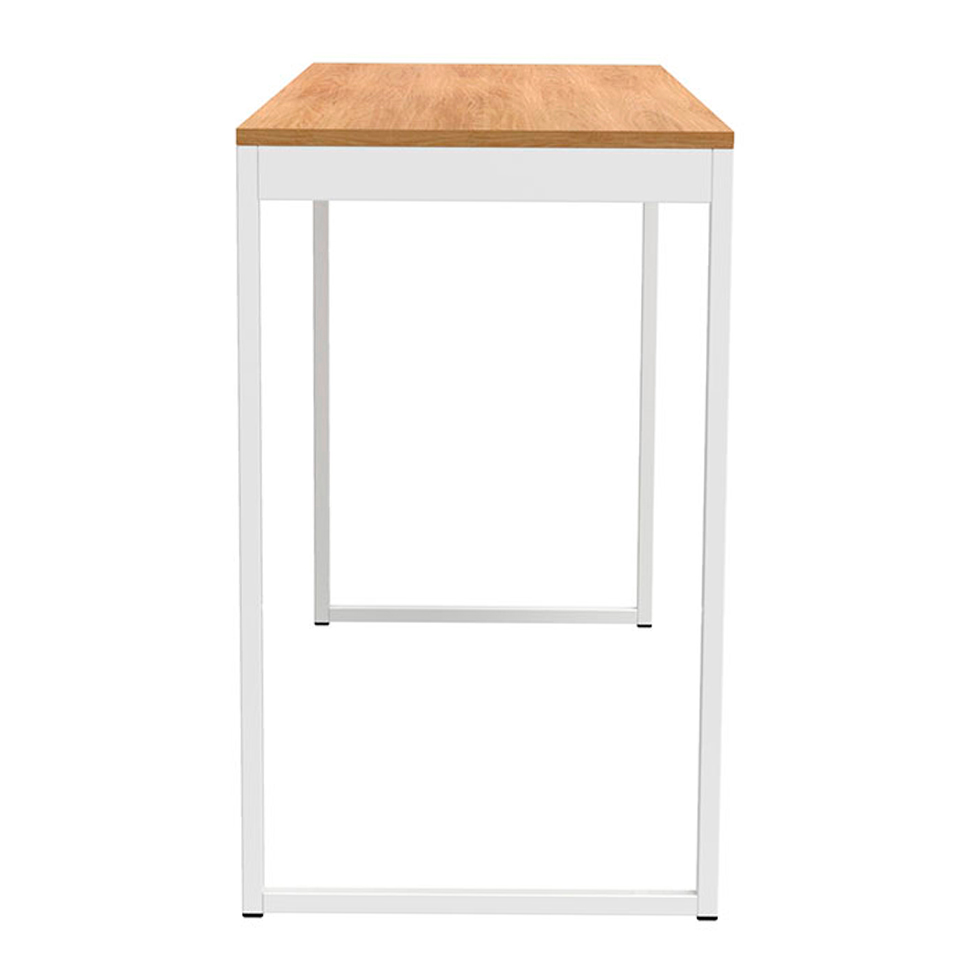 Escrivaninha Stanford Natural e Branca 120 cm