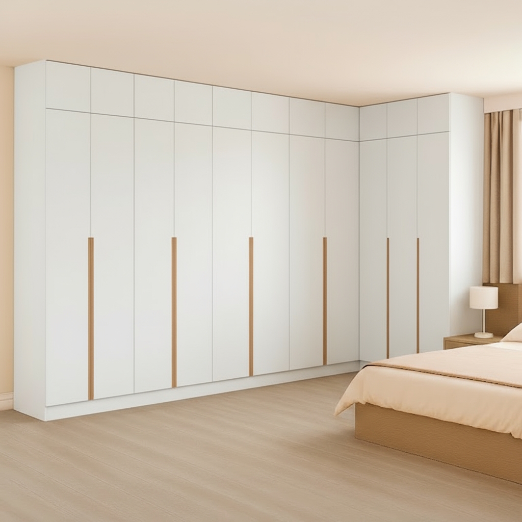 Guarda-Roupa Modulado New Tuyo 5 Prateleiras Branco 45 cm