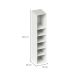 Guarda-Roupa Modulado New Tuyo 5 Prateleiras Branco 45 cm