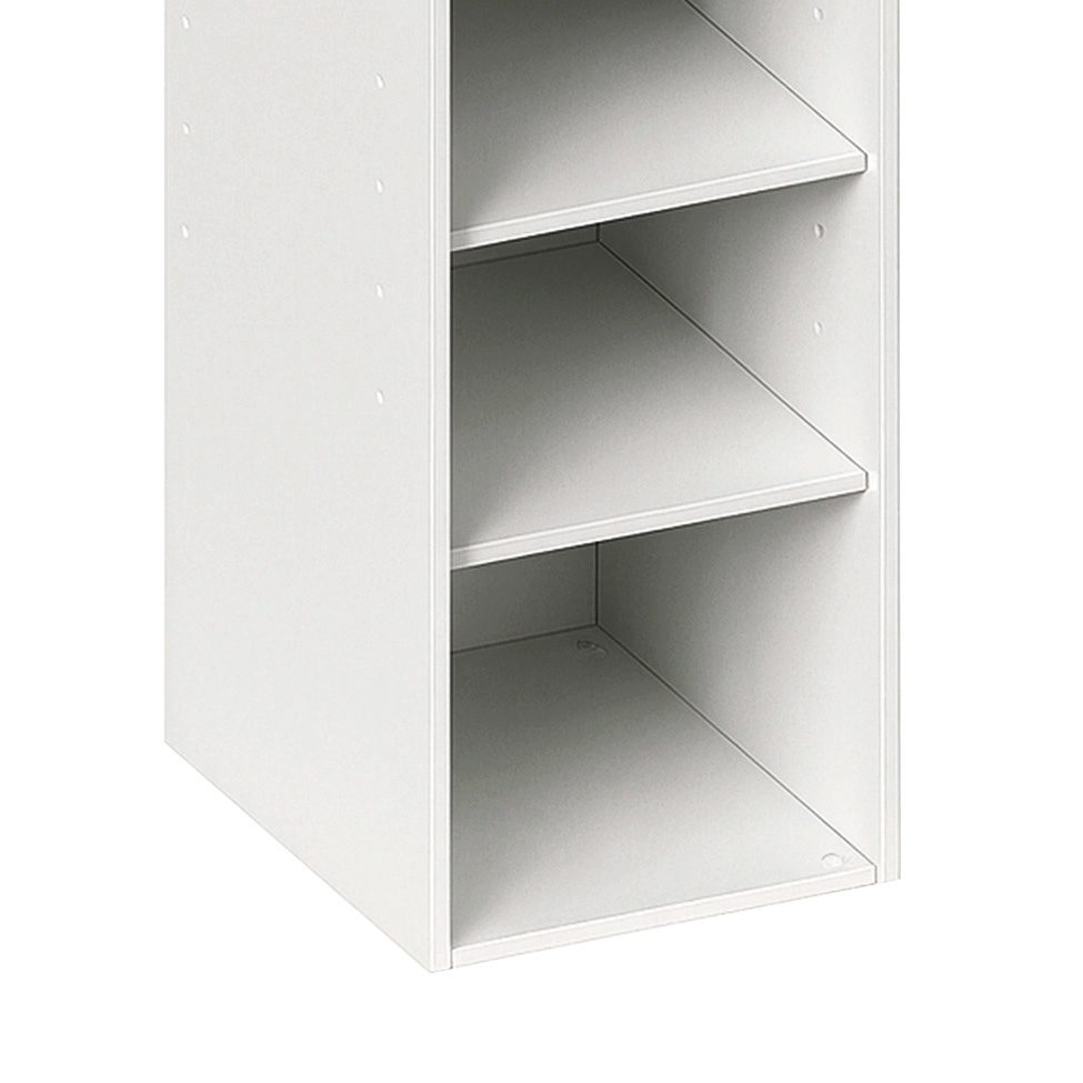 Guarda-Roupa Modulado New Tuyo 5 Prateleiras Branco 45 cm