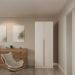 Guarda-Roupa Modulado New Tuyo 6 Gavetas e 1 Cabideiro Branco 90 cm
