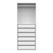 Guarda-Roupa Modulado Tuyo 6 GV e 1 Cabideiro Branco 90 cm
