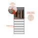 Guarda-Roupa Modulado com Cabideiro Tuyo 2 Portas Articuladas 6 Gavetas Branco 90 cm