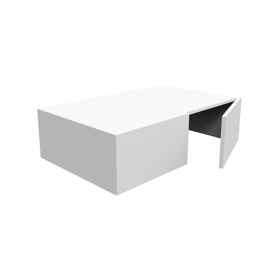 Guarda-Roupa Modulado com Maleiro e Cabideiro New Tuyo 4 Portas Articuladas 6 Gavetas Branco 90 cm