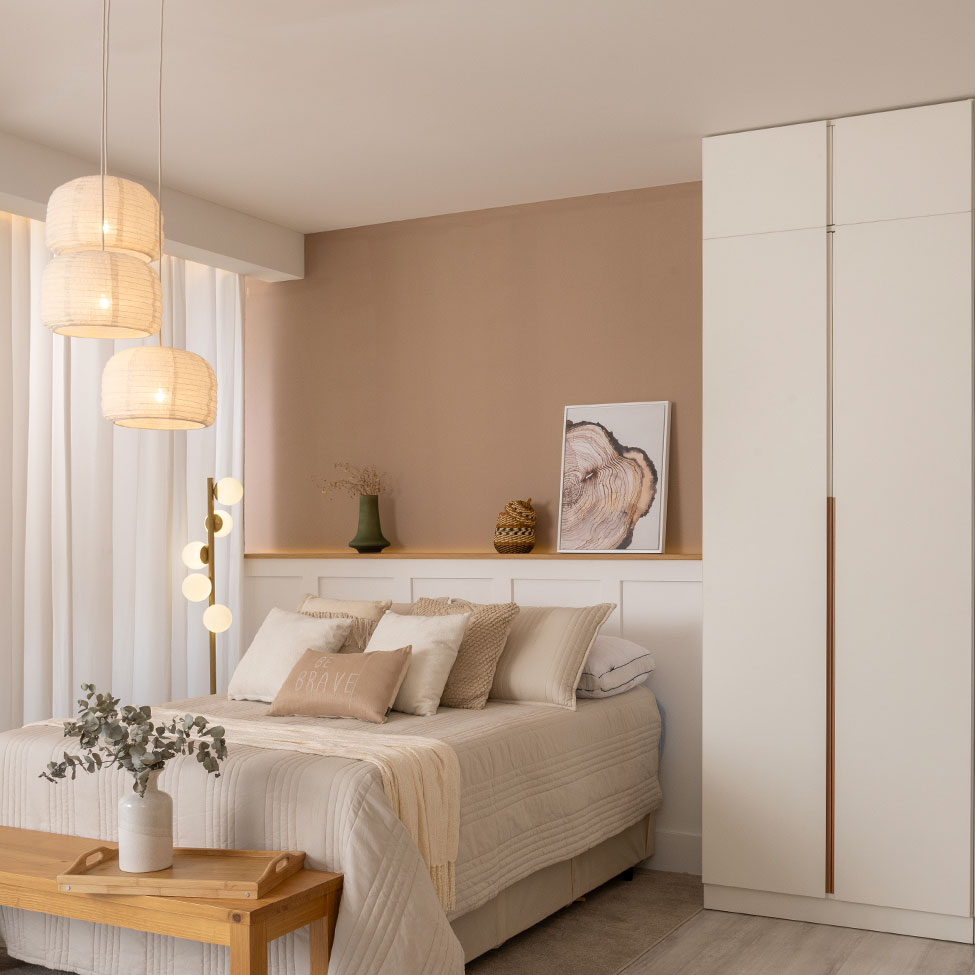 Guarda-Roupa Modulado com Maleiro e Cabideiro Tuyo 2 Portas Articuladas 6 Gavetas Branco 90 cm