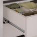 Guarda-Roupa Modulado com Maleiro, Cabideiro e Prateleiras Tuyo 4 Portas Articuladas 4 Gavetas Branco 180 cm