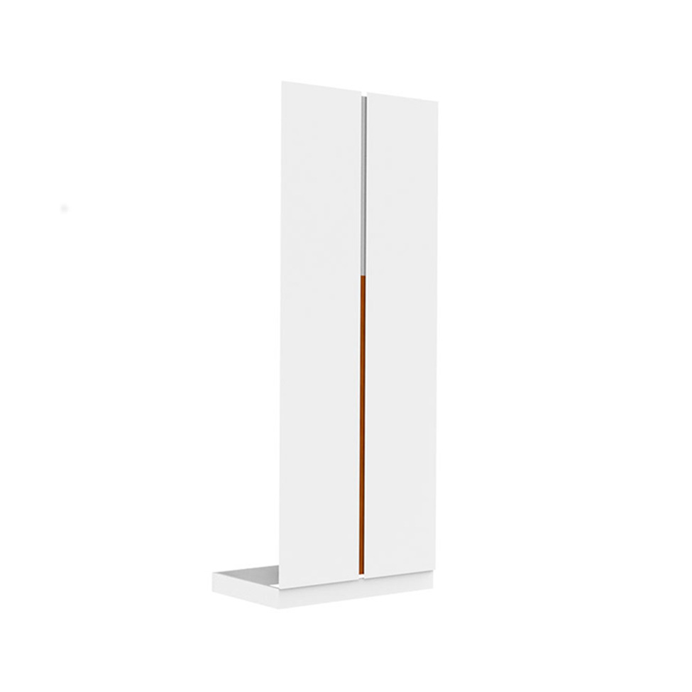 Guarda-Roupa Modulado com Prateleiras New Tuyo 2 Portas Articuladas 2 Gavetas Branco 90 cm