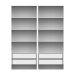 Guarda-Roupa Modulado com Prateleiras New Tuyo 4 Gavetas Branco 180 cm