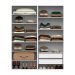 Guarda-Roupa Modulado com Prateleiras Tuyo 2 Gavetas Branco 180 cm