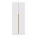Guarda-Roupa Modulado com Prateleiras Tuyo 2 Portas Articuladas Branco 90 cm