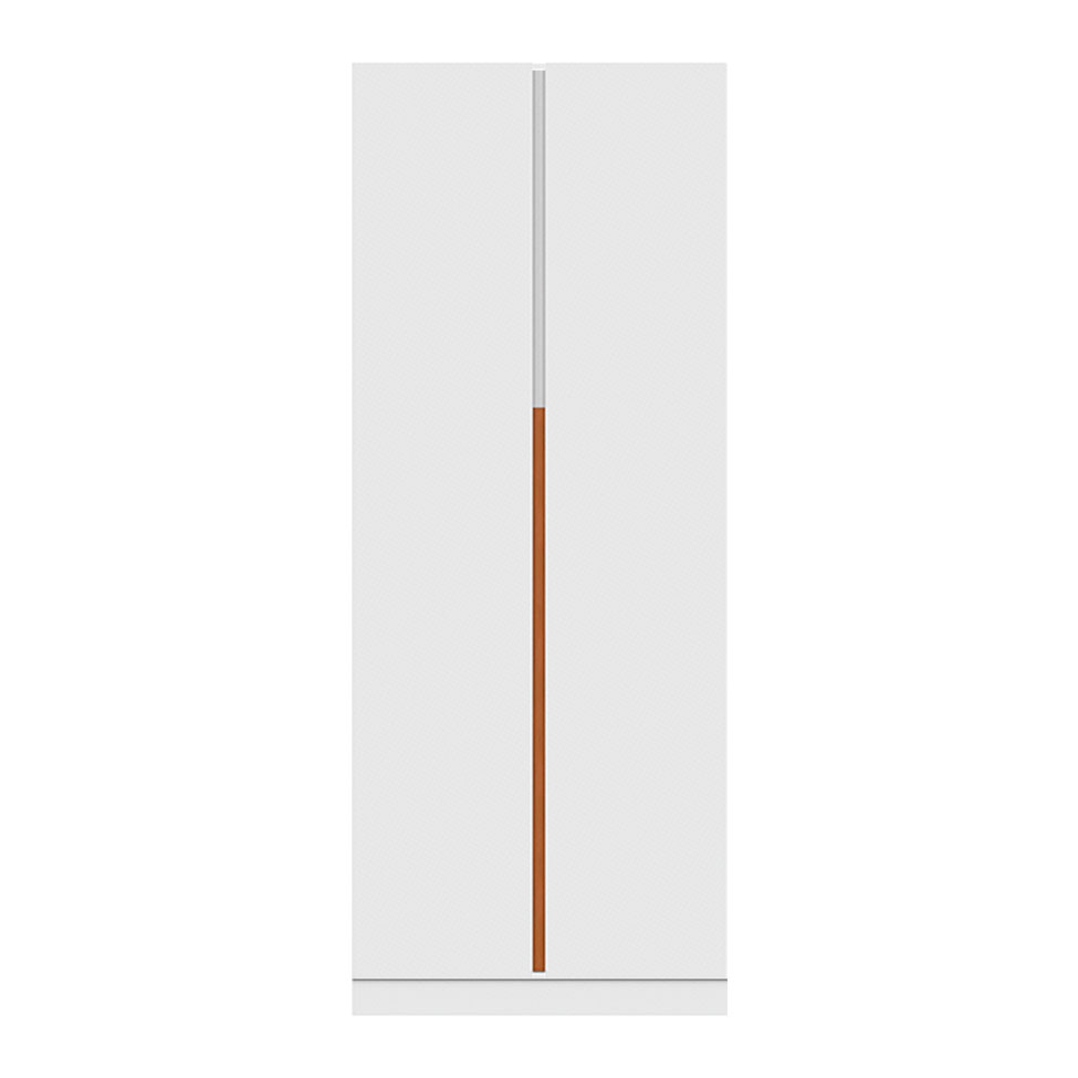 Guarda-Roupa Modulado com Prateleiras Tuyo 2 Portas Articuladas Branco 90 cm