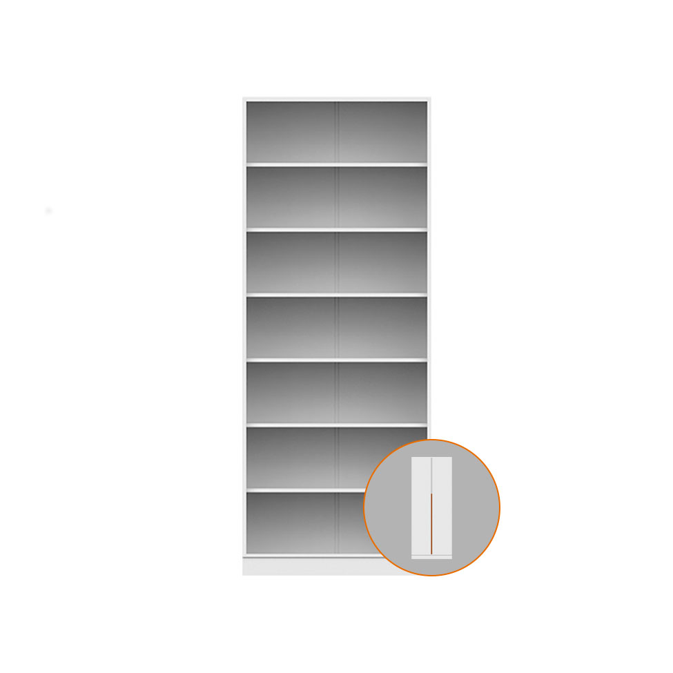 Guarda-Roupa Modulado com Prateleiras Tuyo 2 Portas Articuladas Branco 90 cm