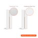 Kit 2 Portas Articuladas para Módulo New Tuyo com Rodapé Branco 90 cm
