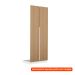 Kit 2 Portas Articuladas para Módulo New Tuyo com Rodapé Branco e Itapuã 90 cm