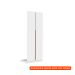 Kit 2 Portas Articuladas para Módulo Tuyo com Rodapé Branco 90 cm